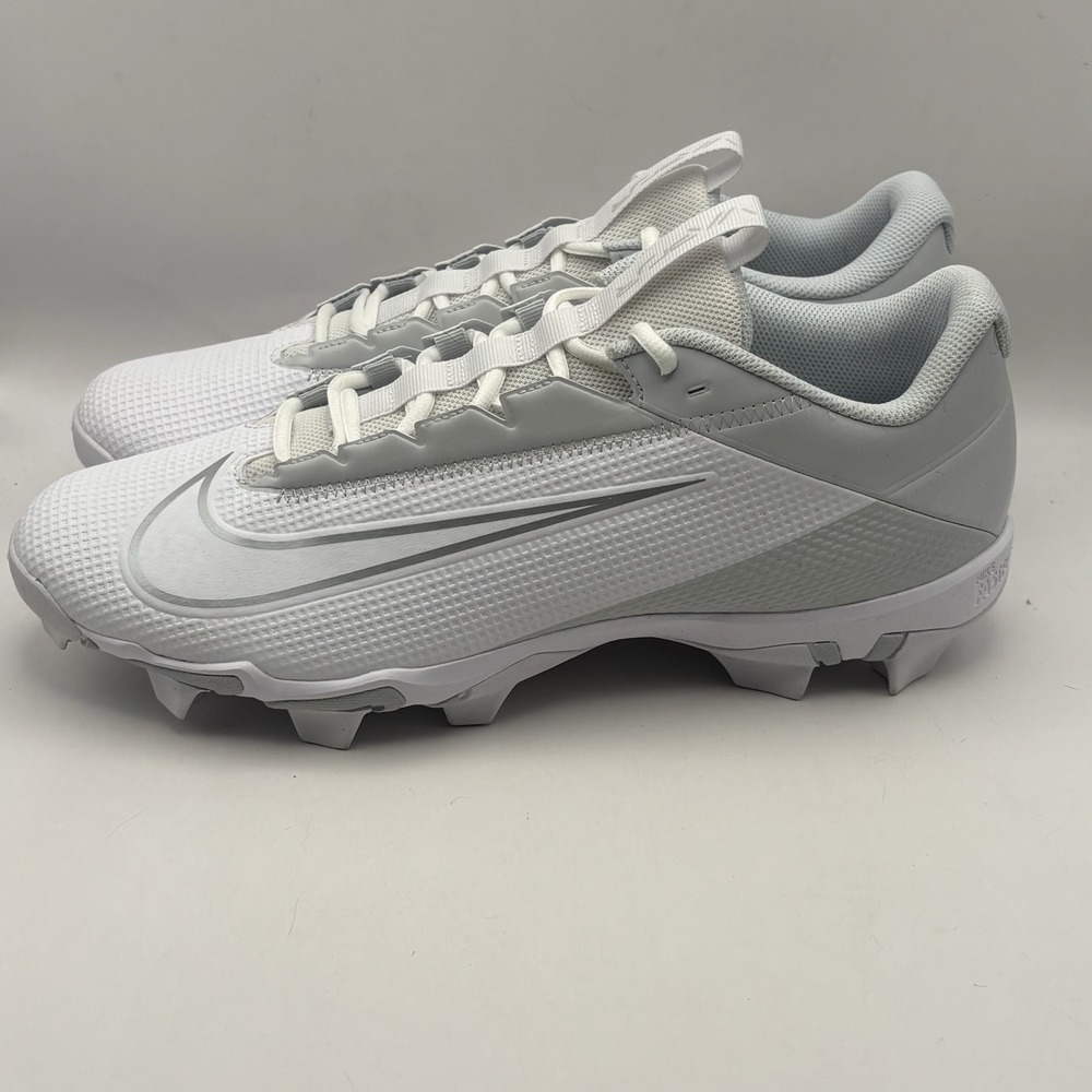Nike Vapor Edge Shark 2 Football Cleats White/Silver DH5088-100 Men's 13